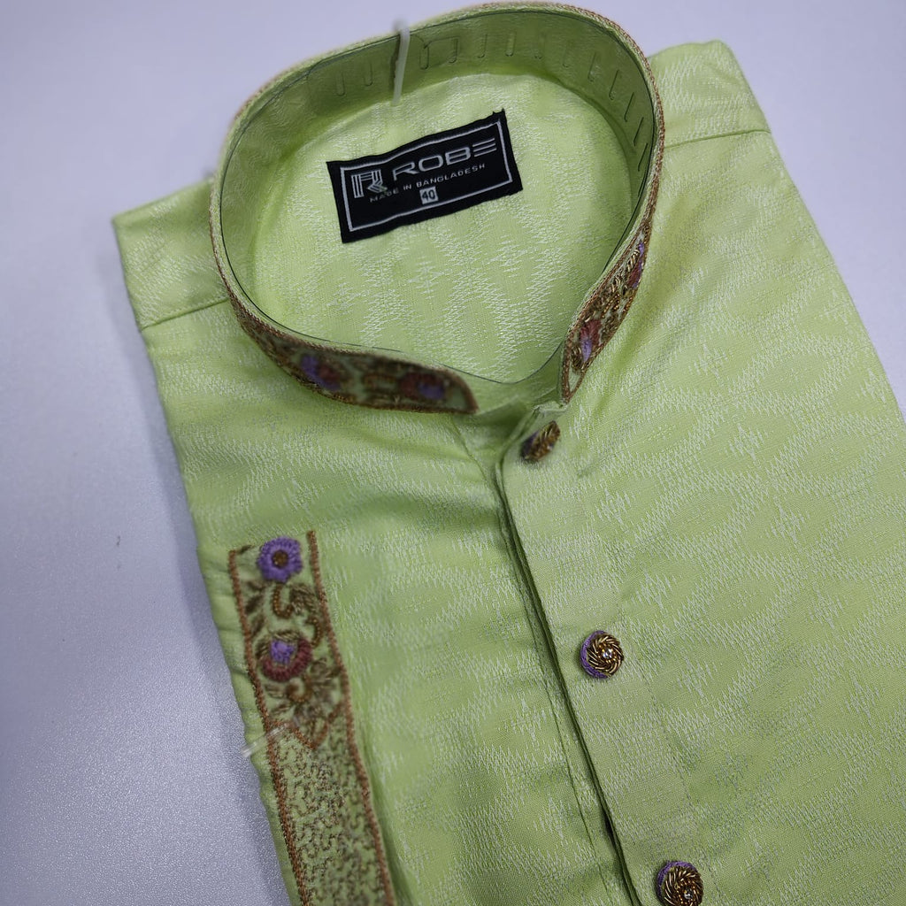 🤍💖Indian Cotton Gorgeous Karchupi Panjabi 🤍💖