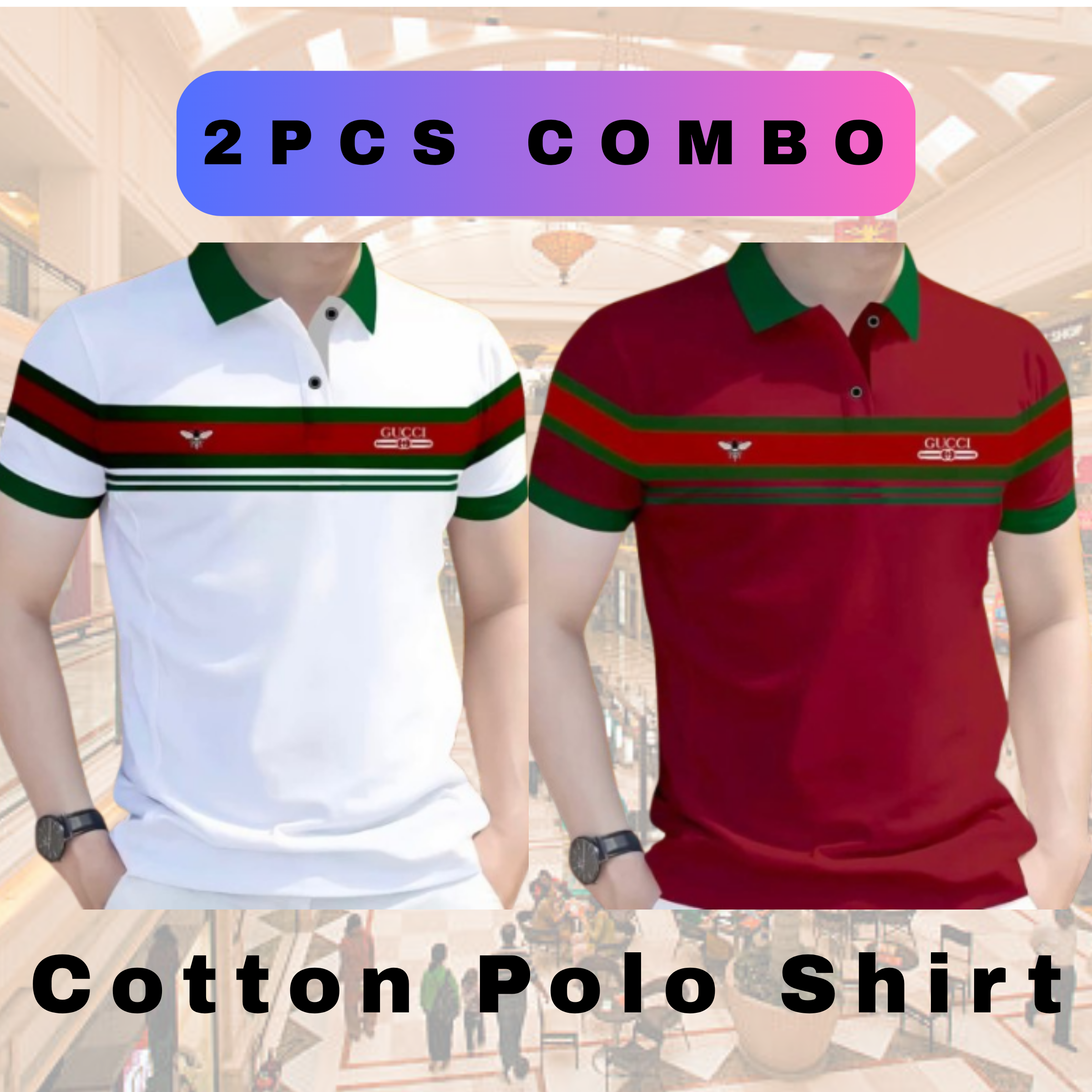 🤍💖 Combo Cotton Polo Shirt For Men's 🤍💖