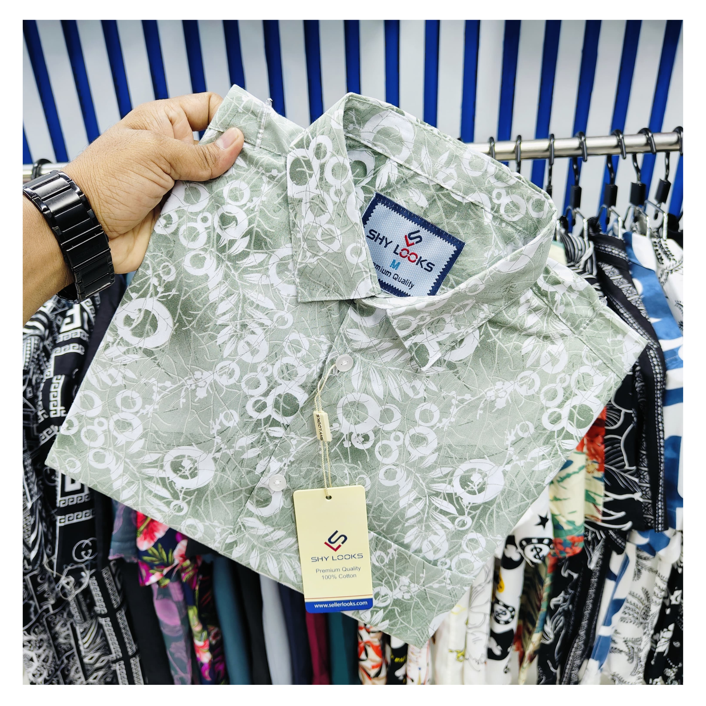 🤍💖 Fashionable half-sleeve shirt for men 🤍💖