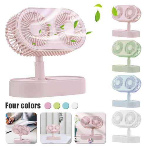 🤍💖 Double Motor Folding Table Top Fan 🤍💖