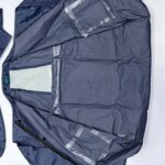 100% Water proof High quality Rain Coat With Pant. (Happylon) Blue - Image 5