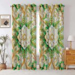 2 Piece 3D Print Premium curtain - Image 2