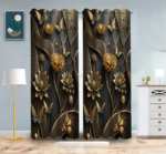 2 Piece 3D Print Premium curtain - Image 2