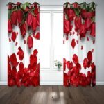 2 Piece 3D Print Premium curtain - Image 3