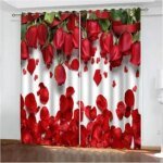 2 Piece 3D Print Premium curtain - Image 5