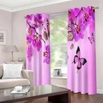 2 Piece 3D Print Premium curtain - Image 4