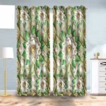 2 Piece 3D Print Premium curtain - Image 3