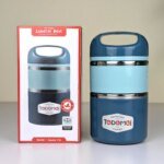 2.5 Layers 1.13L Stainless Steel Lunch Box - Image 4