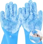2Pcs Magic Silicone Dish Washing Gloves(2Pcs) - Image 3