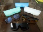 3 Glasses Combo Package - Stylish White Glasses & Black Glasses & Night Vision Sunglasses - 3 in One - Image 4