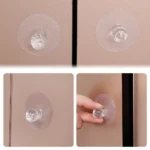 4PCS Punch-free Crystal Drawer Handle Diamond Shape Self-Adhesive Acrylic Knobs Cabinet Wardrobe Furniture Pulls Hanger Hooks