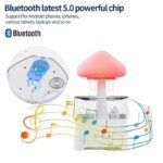 5 IN 1 Bluetooth Speaker Rain Cloud Humidifier, switchable 7 colors, 450ml capacity super quiet, intelligent anti-dry function - Image 4