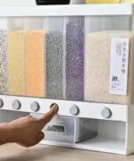 6-in-1 Wall Mounted Food Storage Box for Kitchen - Image 4