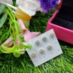 9-Stone Floral Nose Pin (With gift box) - Image 6