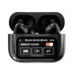 ANC Earbuds Touch Screen Display ( Black )
