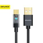 AWEI CL-139T Smart Fast charger Cable Type-C 100W 1M - Image 4