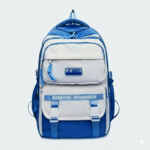 Academy Style School Bag Book Bag Lightweight College Student Backpack(blue) - Image 2