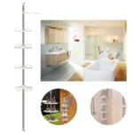 Adjustable Bathroom Corner Shelf Rack - Image 5