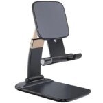 Adjustable and Foldable Desktop Mobile Phone Stand for Phone Comfortable with All Mobile for Desk, Bed, Table, Office, Video Recording, Home and Online Classes
