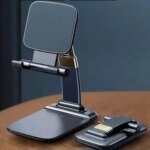 Adjustable and Foldable Desktop Mobile Phone Stand for Phone Comfortable with All Mobile for Desk, Bed, Table, Office, Video Recording, Home and Online Classes - Image 8