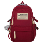 Aesthetic Large Capacity Backpack (Red)
