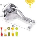 Aluminium Steel Heavy Duty Handhold Press Fruit Juicer, Fruit Manual & Instant juicer - Image 3