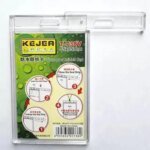 Anti-fold fully transparent hard plastic ID Card Cover / Card Holder - Image 3
