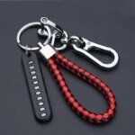 Anti-lost keychain with Mobile Number for Bicycle Car Auto Motor Cycle Key Ring Gift