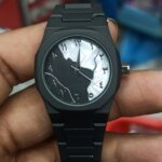 Arabic Dial Premium Marble Finish Ladies Watch with Butterfly Lock - Image 3