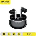 Awei T50 Wireless Headphones Bluetooth 5.3 Earbuds With Mic - Image 4