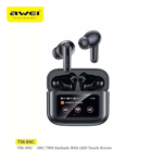 Awei T56 ANC Earbuds with LED Touch Display - Image 6