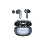 Awei T90 2 in 1 ENC Wireless Bluetooth Earbuds With Mic Noise Reduction Headphones - Image 3