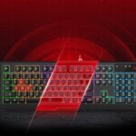 B135N Neon Gaming Keyboard - Image 3