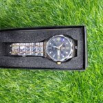 BINBOND 2521 Luxury Brand Luminous Quartz Watch For Men (Black Dial) - Image 8