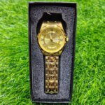 BINBOND 2521 Luxury Brand Luminous Quartz Watch For Men (full golden) - Image 5