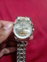 BINBOND B1236 Brand Fashion Tourbillon Dial Quartz Watches Men’s Luxury Stainless Steel - Image 4