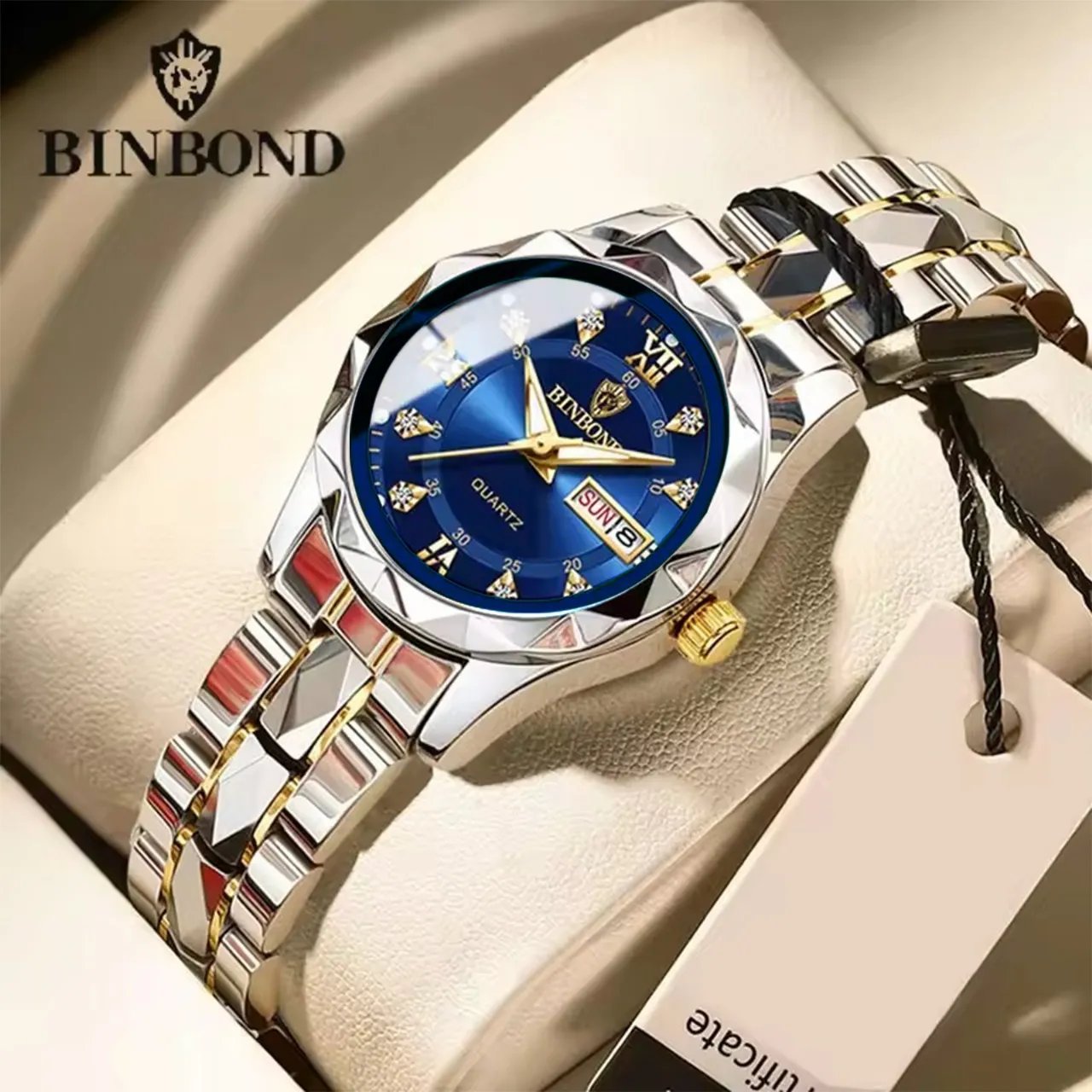 BINBOND-Top-Brand-Luxury-Fashion-Business-Womens-Watches-30M-Week-Date-Clock-Sport-Quartz-Womens-Wristwatch BINBOND Top Brand Luxury Fashion Business Womens Watches 30M Week Date Clock Sport Quartz Womens Wristwatch - Image 1