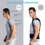 Back Support Belt with Fully Adjustable Straps Relief Lower & Upper Back Pain - Image 6