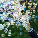 Bubble Blaster 8-Hole Automatic Bubble Blower Electric Bubble Maker Machine Toy for Toddler Kids Boys Girls - Image 3