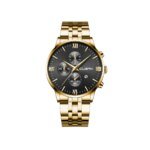 CUENA 6008 Stainless Steel chronograph Analog luminous Men’s Watch- Gold Black - Image 3