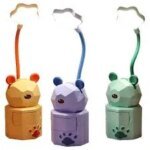 Cartoon LED Lable Lamp USB charging Eye Protection Bedroom Nightlight Creative Night light kids bedroom bedside reading light Rechargeable table lamp - Image 2