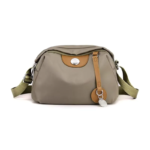 Casual Travel Waterproof Messenger Bag Trendy(Grey) - Image 2