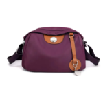 Casual Travel Waterproof Messenger Bag Trendy(Purple) - Image 2