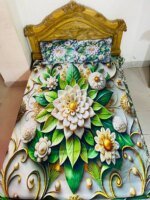 China Premium 3D Design Bed Sheet - Image 2