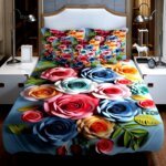 China Premium 3D Design Bed Sheet - Image 2