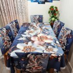 China Premium 3D Print Table Cloth Set