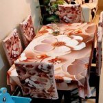 China Premium 3D Print Table Cloth Set