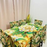 China Premium 3D Print Table Cloth Set