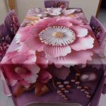China Premium 3D Print Table Cloth Set