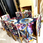 China Premium 3D Print Table Cloth Set - Image 2